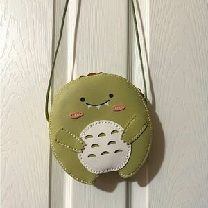 CUTE Small Baby Dino purse. Faux Leather. Brand NEW